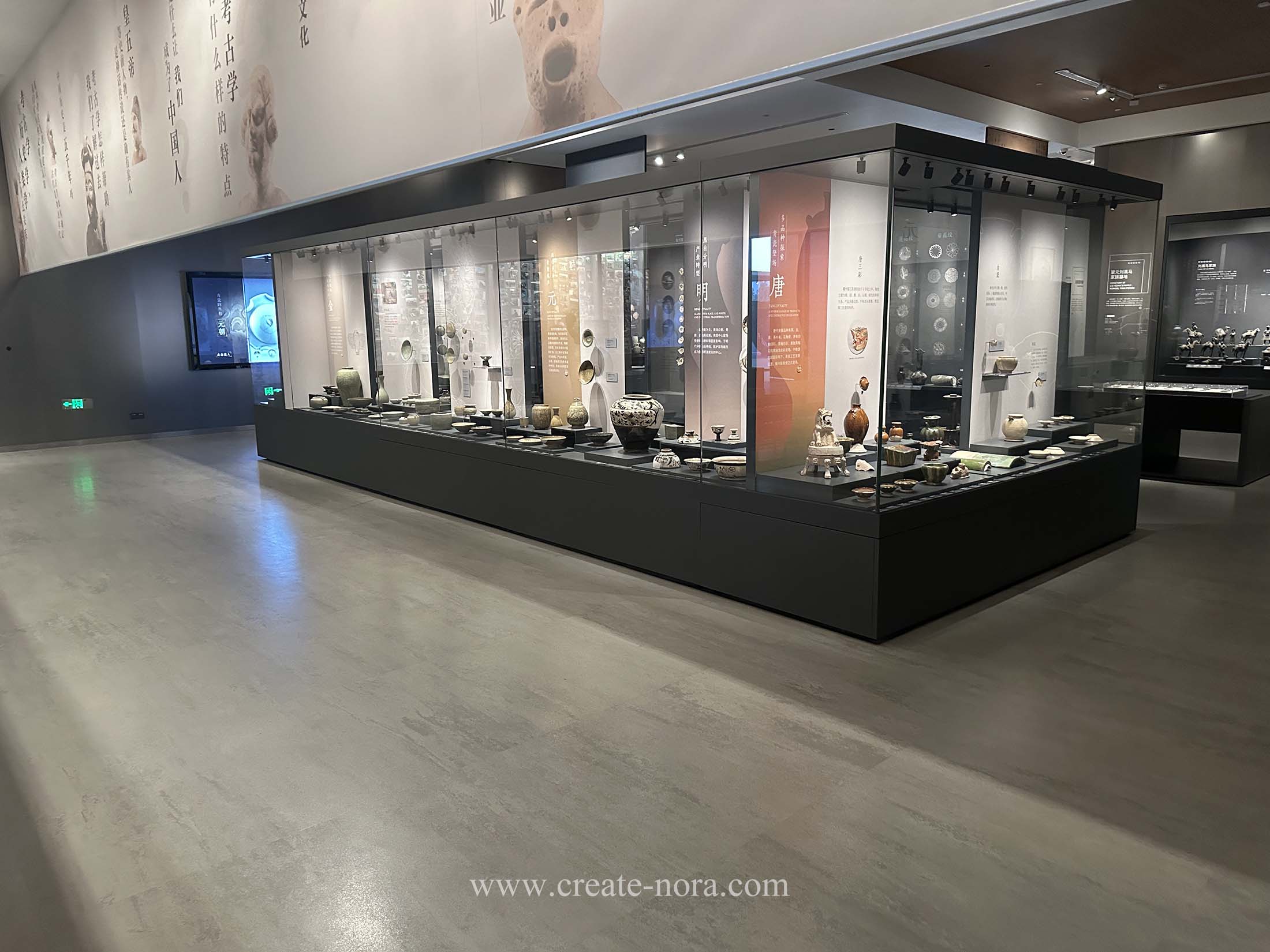 the photo of nora rubber flooring in shanxi archaeology Museum 14